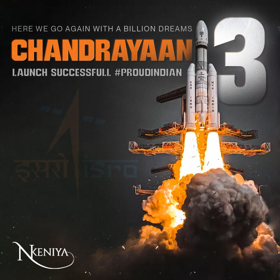 Educational chandrayan-3 startup tip post for Nipul Sir by Dhwani Bajaj