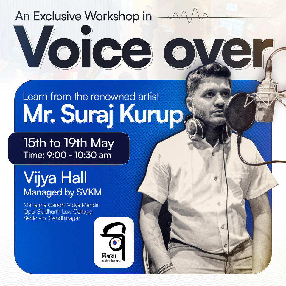 voice over workshop Social media feature post for Suraj Kurup by Dhwani Bajaj