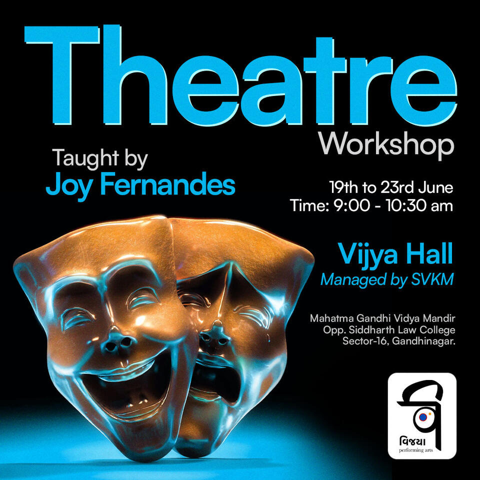 Theatre workshop poster design by Dhwani Bajaj