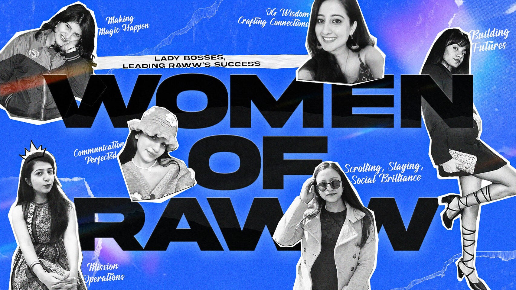 Visual design asset for Raww - women's day post