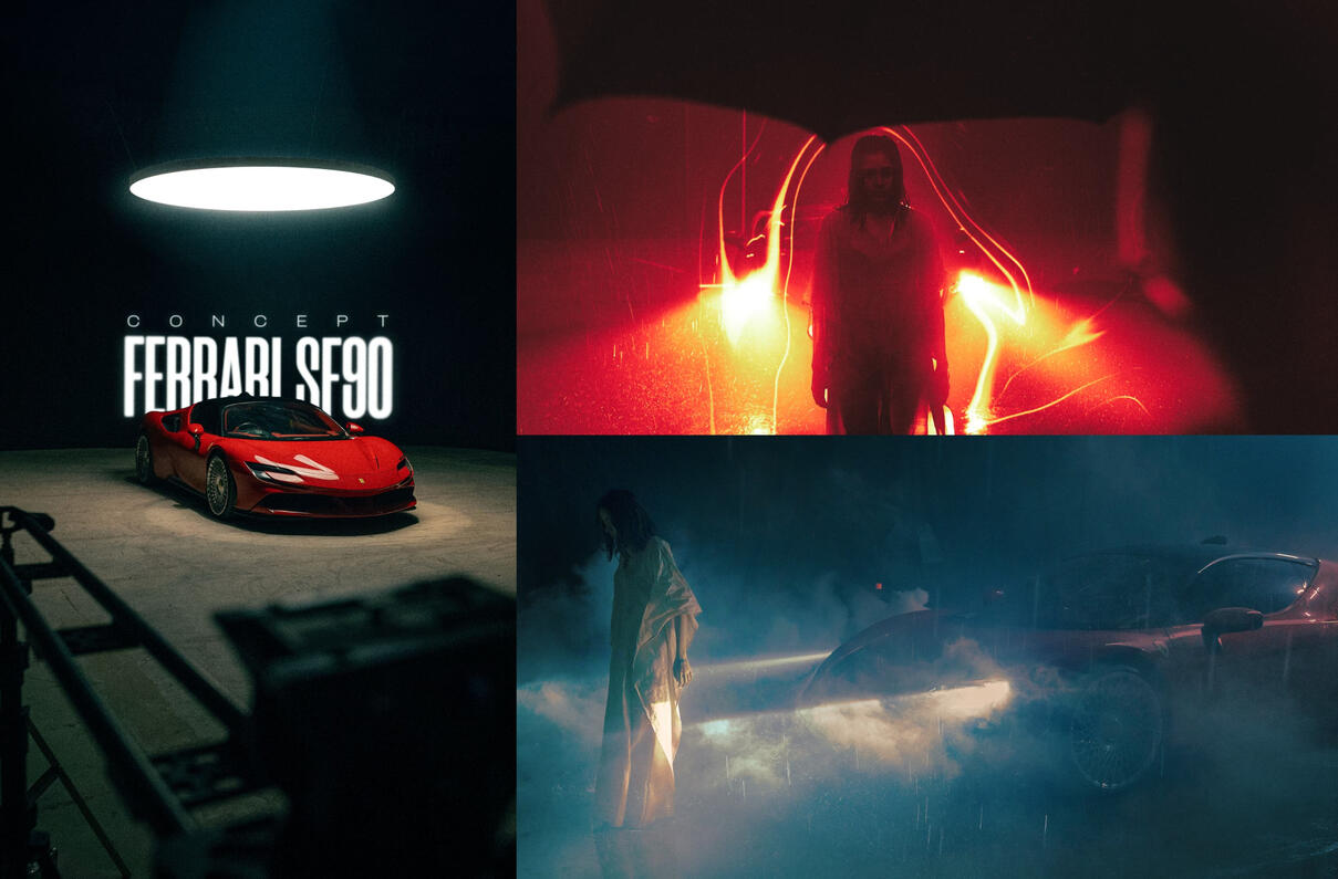 SF90 final post-production snippets formatted for social sharing