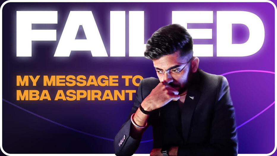 Thumbnail showing Keshav Grover’s motivational video about his early failures
